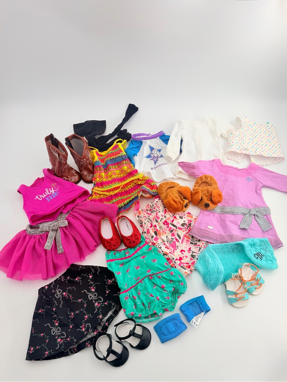 Authentic American Girl Doll Clothing & Shoe Lot